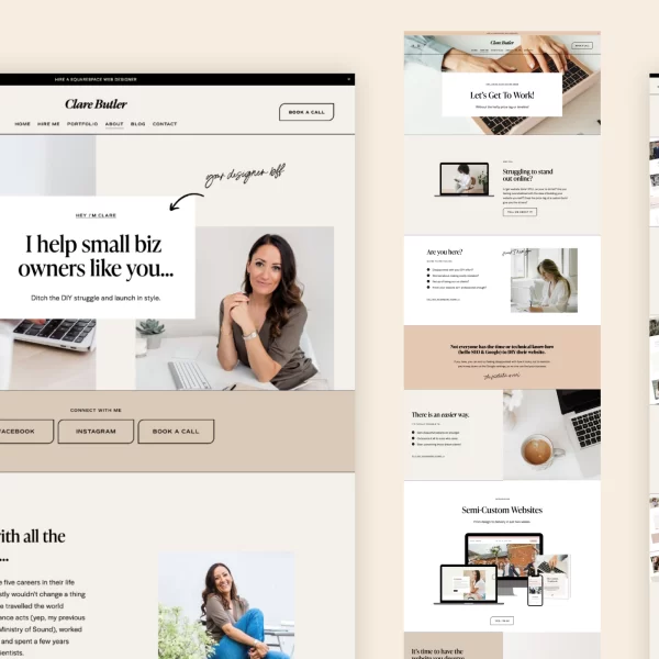 Service-Oriented Business Website Design