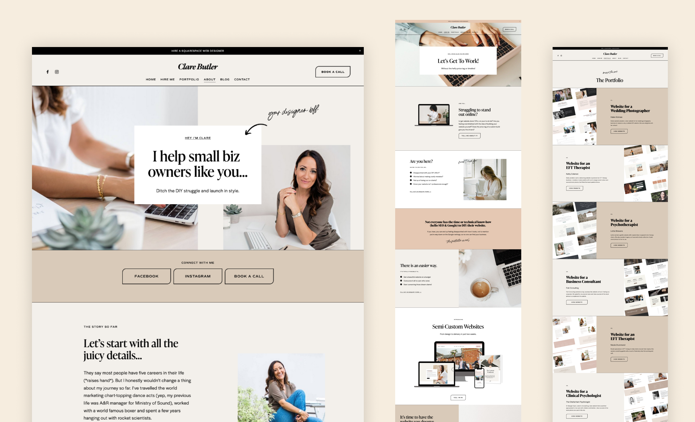 Service-Oriented Business Website Design